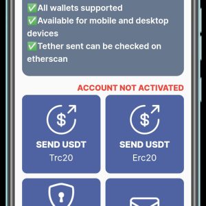 Fake TETHER USDT SENDER SOFTWARE APK